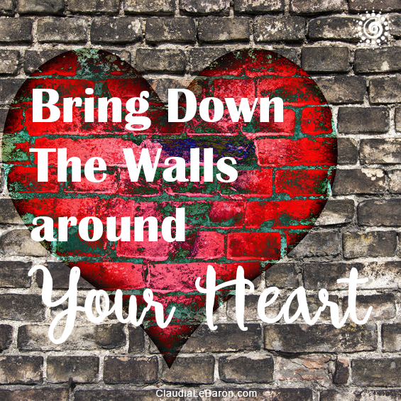 Imagine that every time your heart has been broken you placed an energetic wall around it to protect it from feeling hurt again. This means that by now you should have a very thick wall preventing you from feeling negative and positive emotions alike. That must definitely not let you enjoy life. Bring it down then! Learn how…