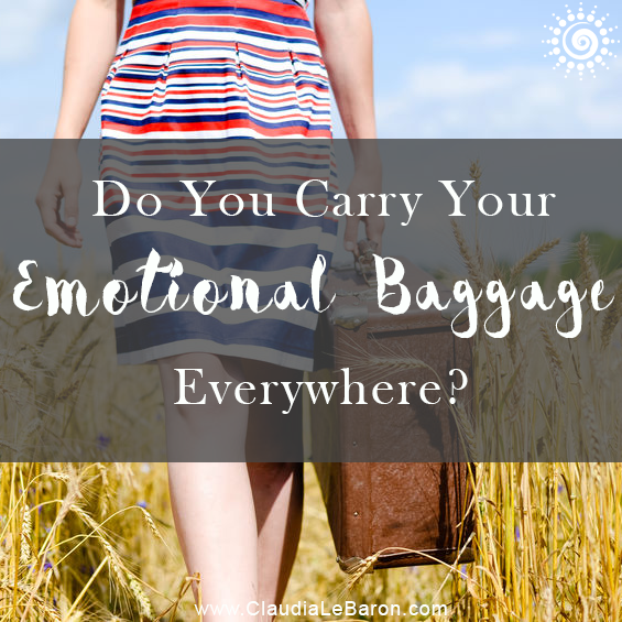You might feel that emotional baggage is protecting you from getting hurt again, but it’s only hurting your present and the new relationships in your life.