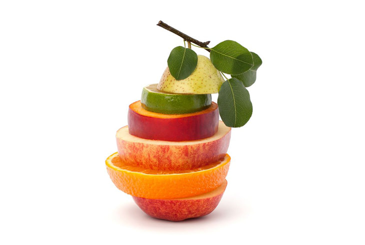 Image: Mixed fruit slices